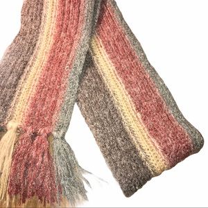 Multi-Stripe Long Scarf
